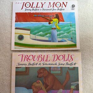 Jimmy Buffett Books (The Jolly Mon & Trouble Dolls), Like new, never read
